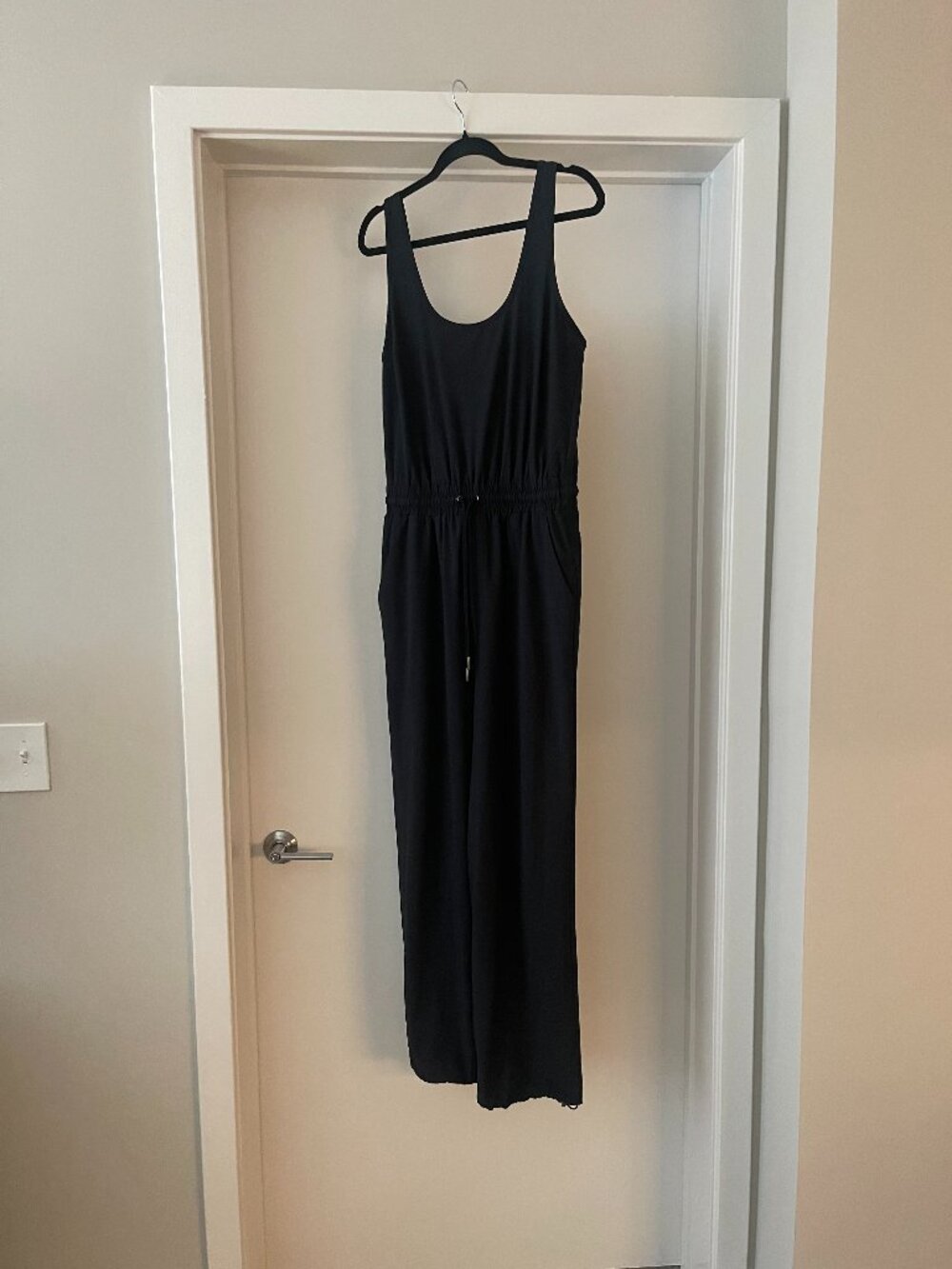 Abercrombie Traveler Jumpsuit Black - Size Medium Tall